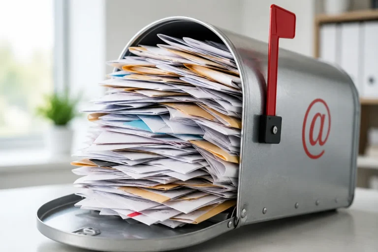 Overflowing mailbox